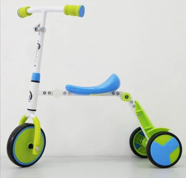Convertible tricycle-scooter