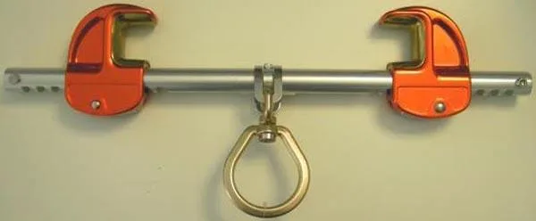 Anchorage clamp for steel girders