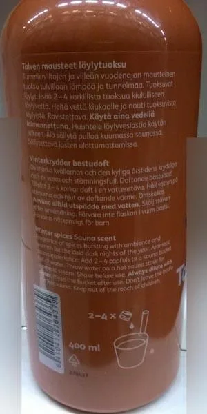 Sauna scent