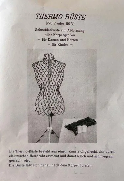 Dressmaker's dummy