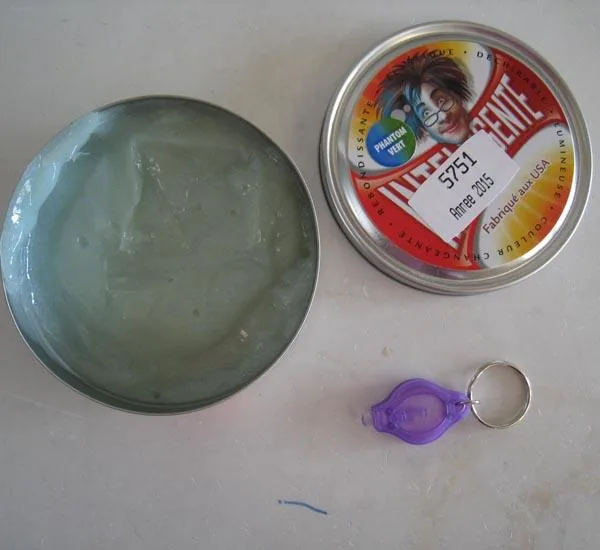 Gel with LED light