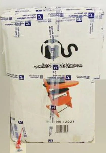 Wooden high-chair