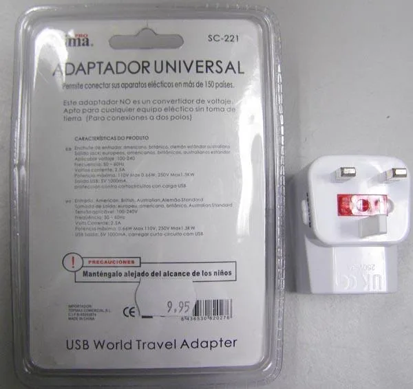 Travel adaptor