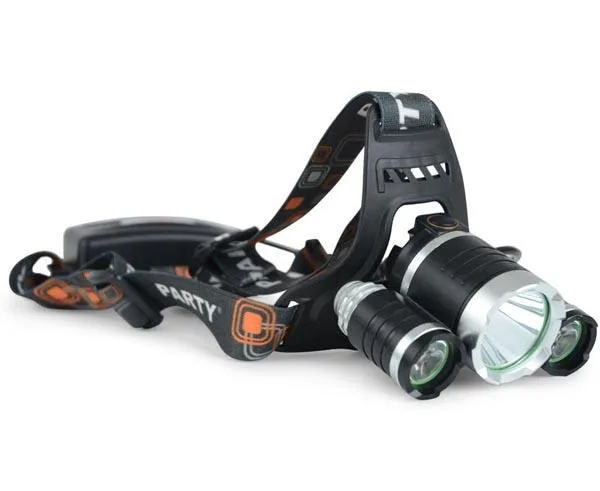 Headlamp with battery charger