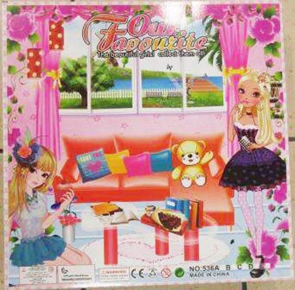 Plastic doll set