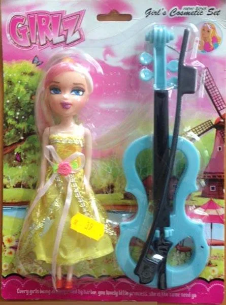 Plastic doll set