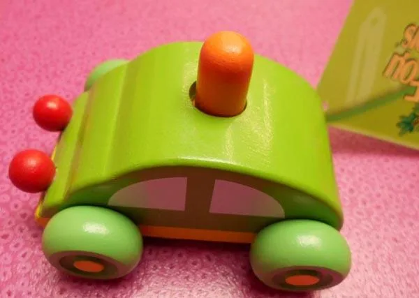 Wooden toy car