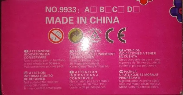 Plastic doll set