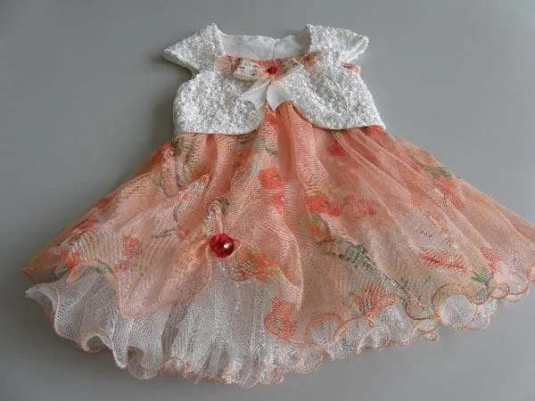 Girls' dress with bolero