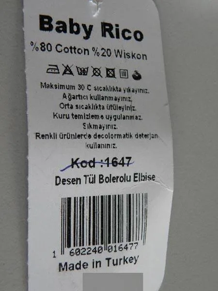 Girls' dress with bolero