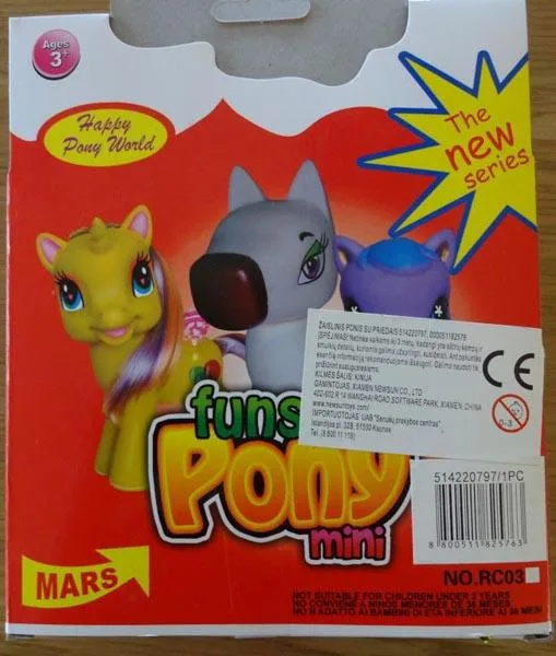 Pony with accessories