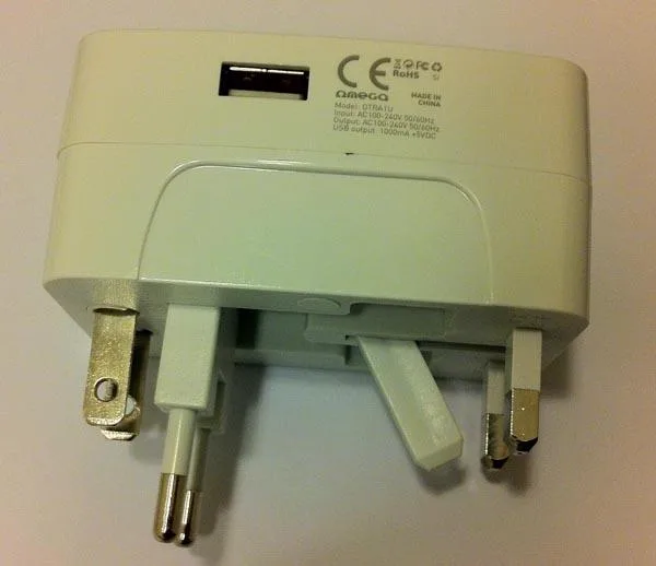 Travel plug adaptor