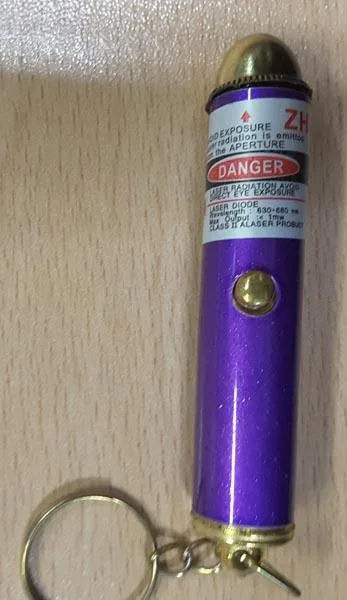 Laser pointer and toy ball