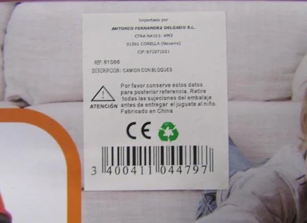 Plastic educational toy