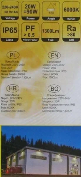 LED floodlight