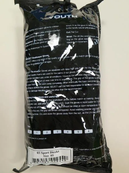 Goalkeeper gloves for children