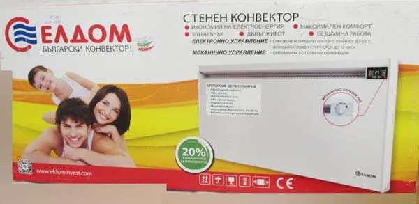 Electric convector heater
