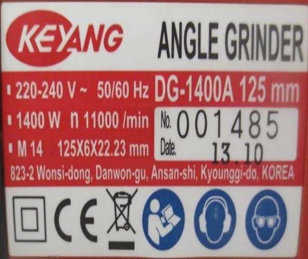 Angle grinder