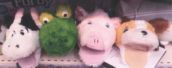 Plush hand puppet