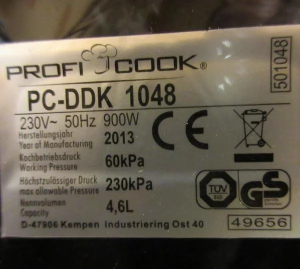 Electric pressure cooker
