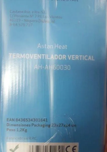 Fan heater