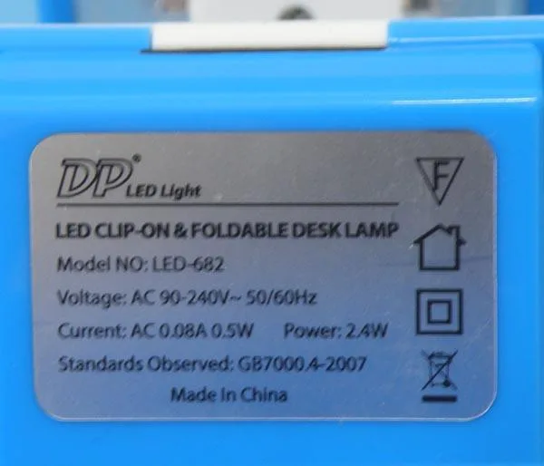 Desk lamp
