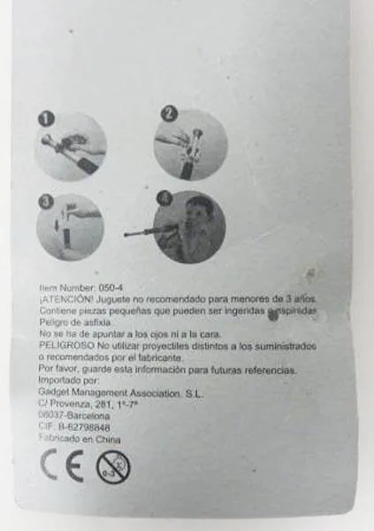 Blow pipe with projectiles