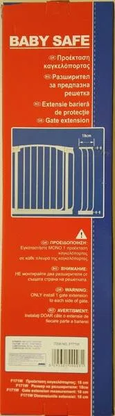 Safety barrier and extension