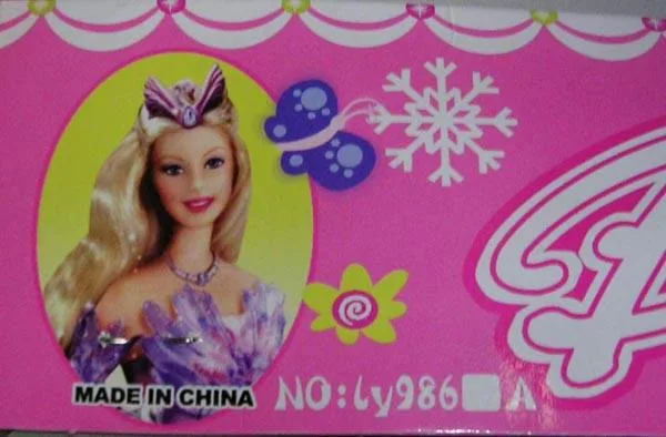 Plastic doll set