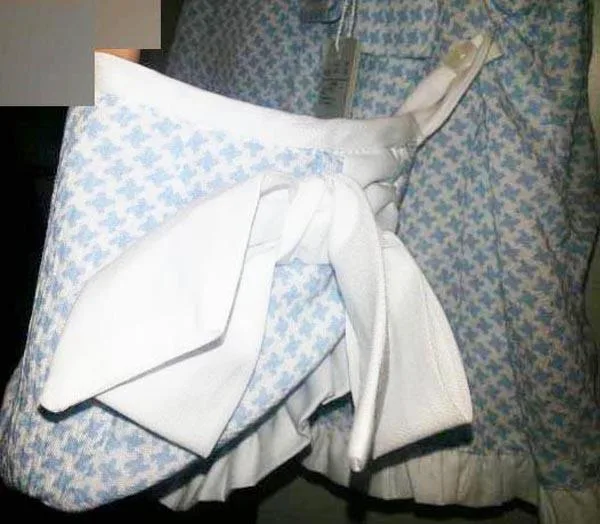 Babies' dress with cap
