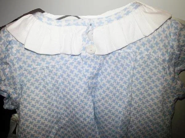 Babies' dress with cap