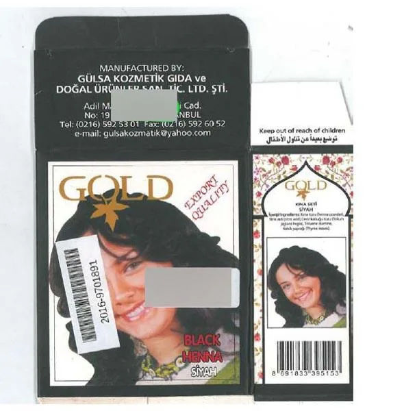 Hair colouring product