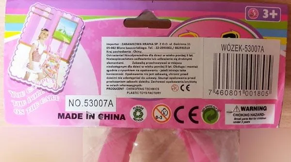 Toy pushchair