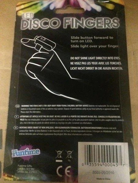 LED Finger lamps