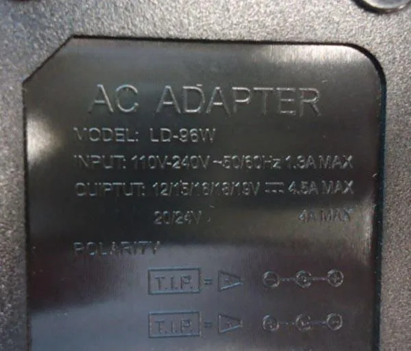 Adapter for laptops