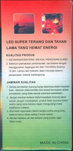 Portable LED lamp