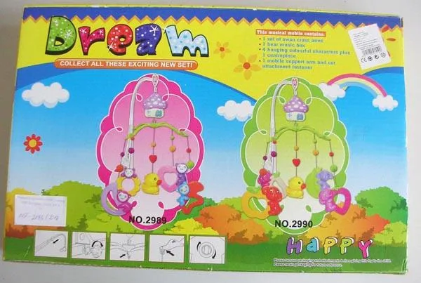 Babies' musical mobile