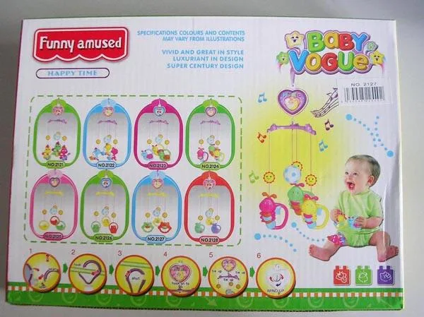 Babies' musical mobile