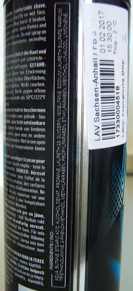Shaving foam