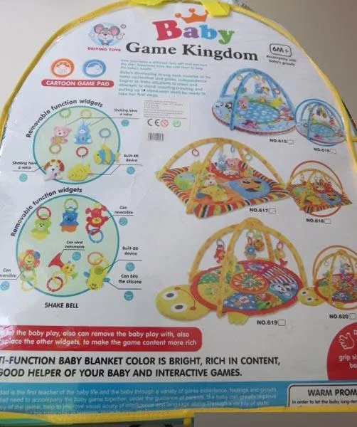 Play-mat with toys