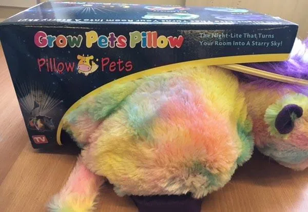 Soft toy with lights