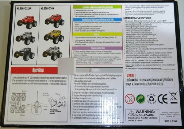 Remote-controlled toy car