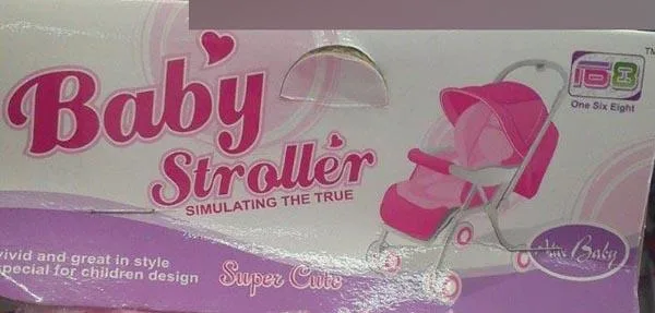 Toy pushchair