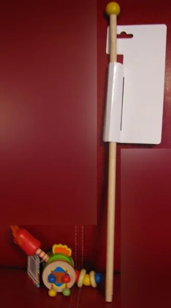 Wooden push-along toy