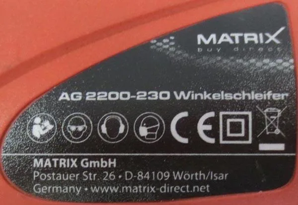 Angle grinder