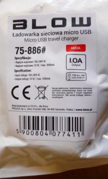 USB travel charger