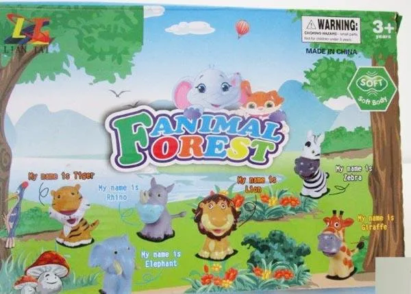 Plastic animal toys (squeeze toy)