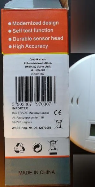 Carbon monoxide detector