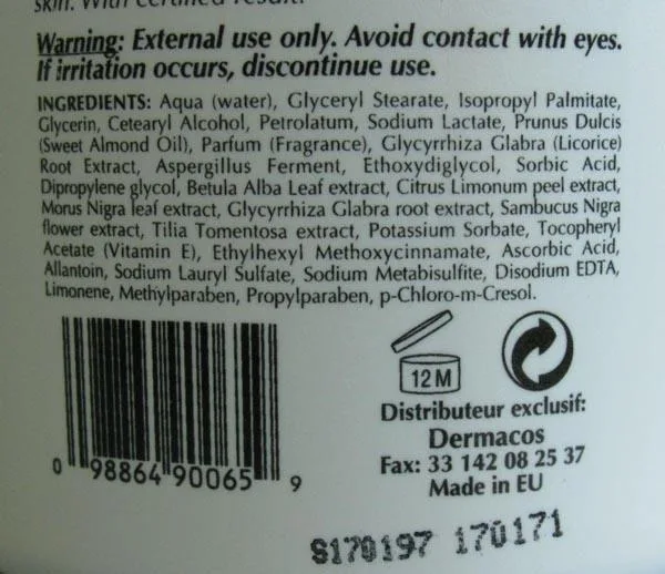 Skin lightening cream