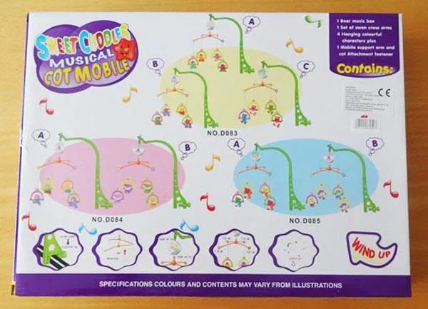 Musical cot mobile